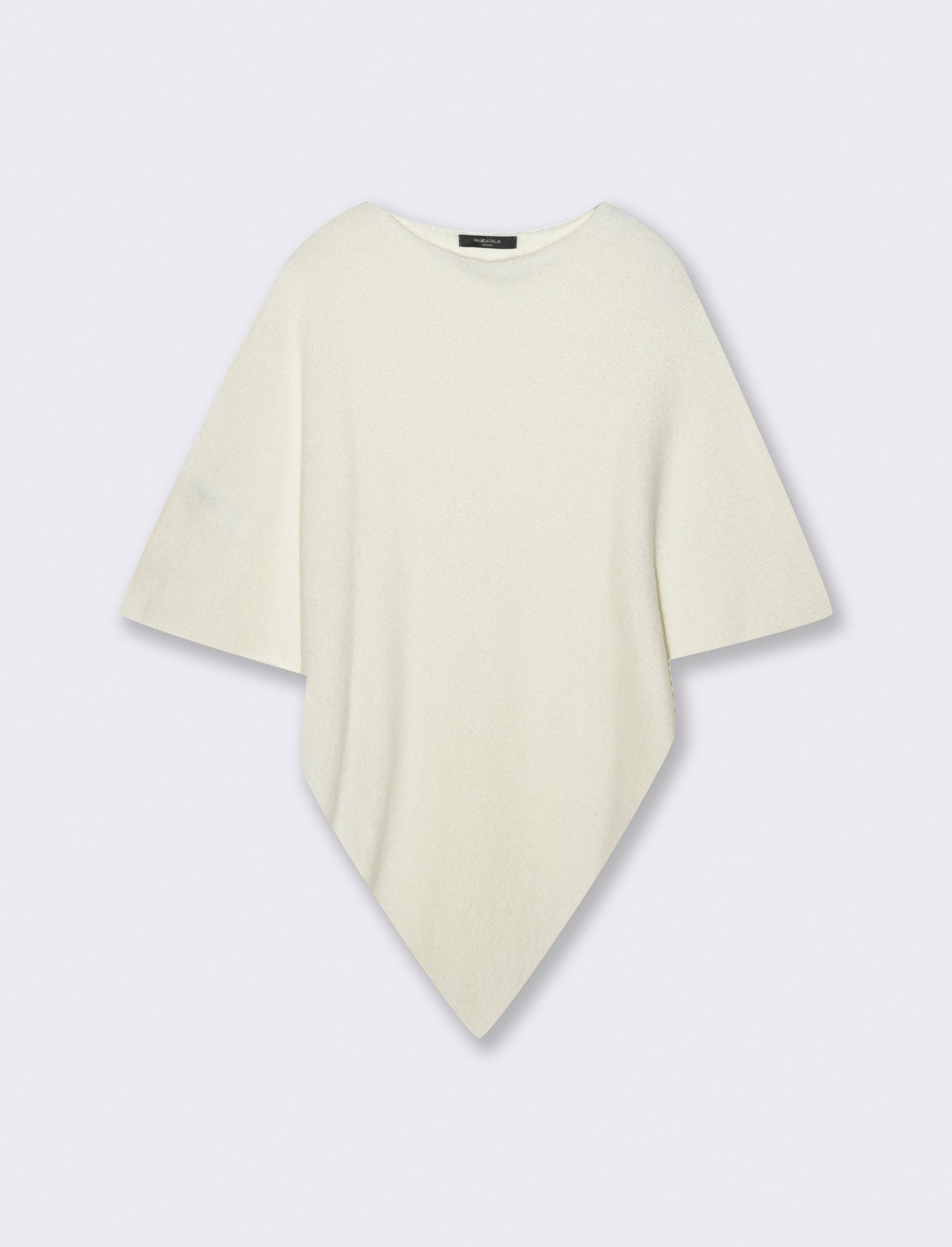 Mantella in maglia - Bianco latte