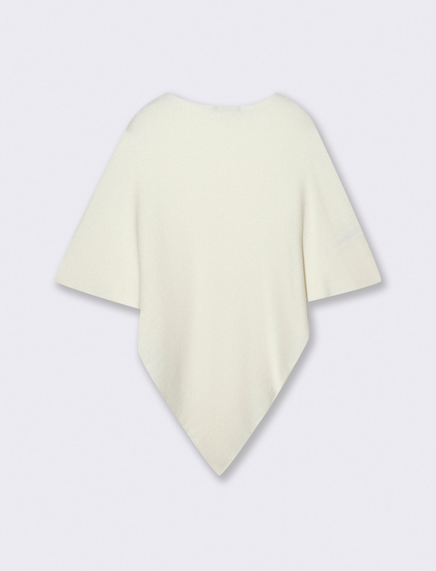 Mantella in maglia - Bianco latte