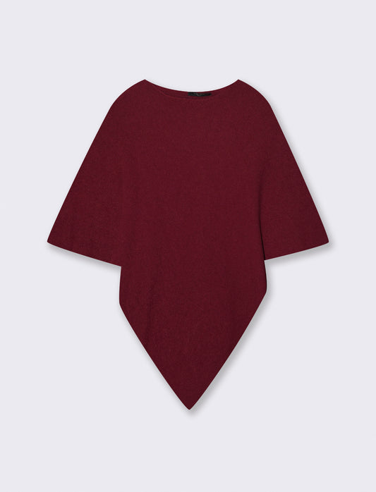 Mantella in maglia - Bordeaux