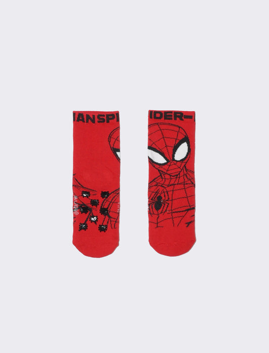 Calzini antiscivolo Pokémon e Spiderman - Rosso