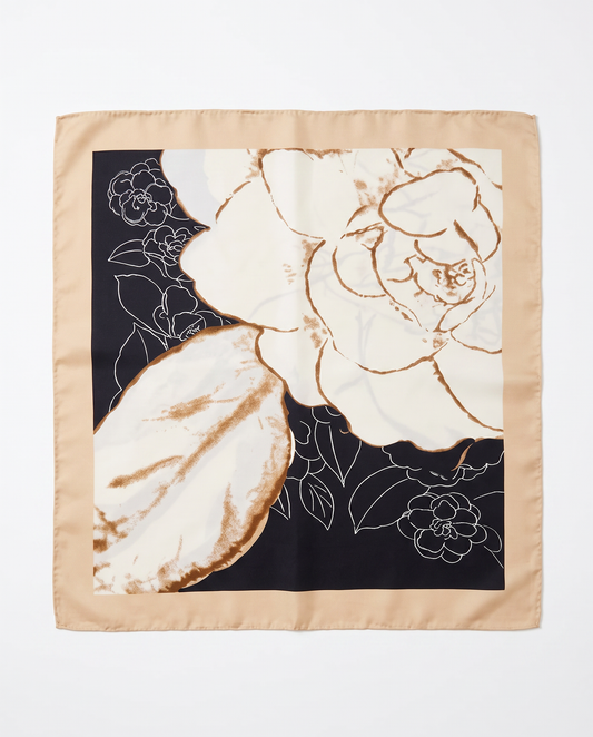 Foulard in varie fantasie eleganti - Bianco