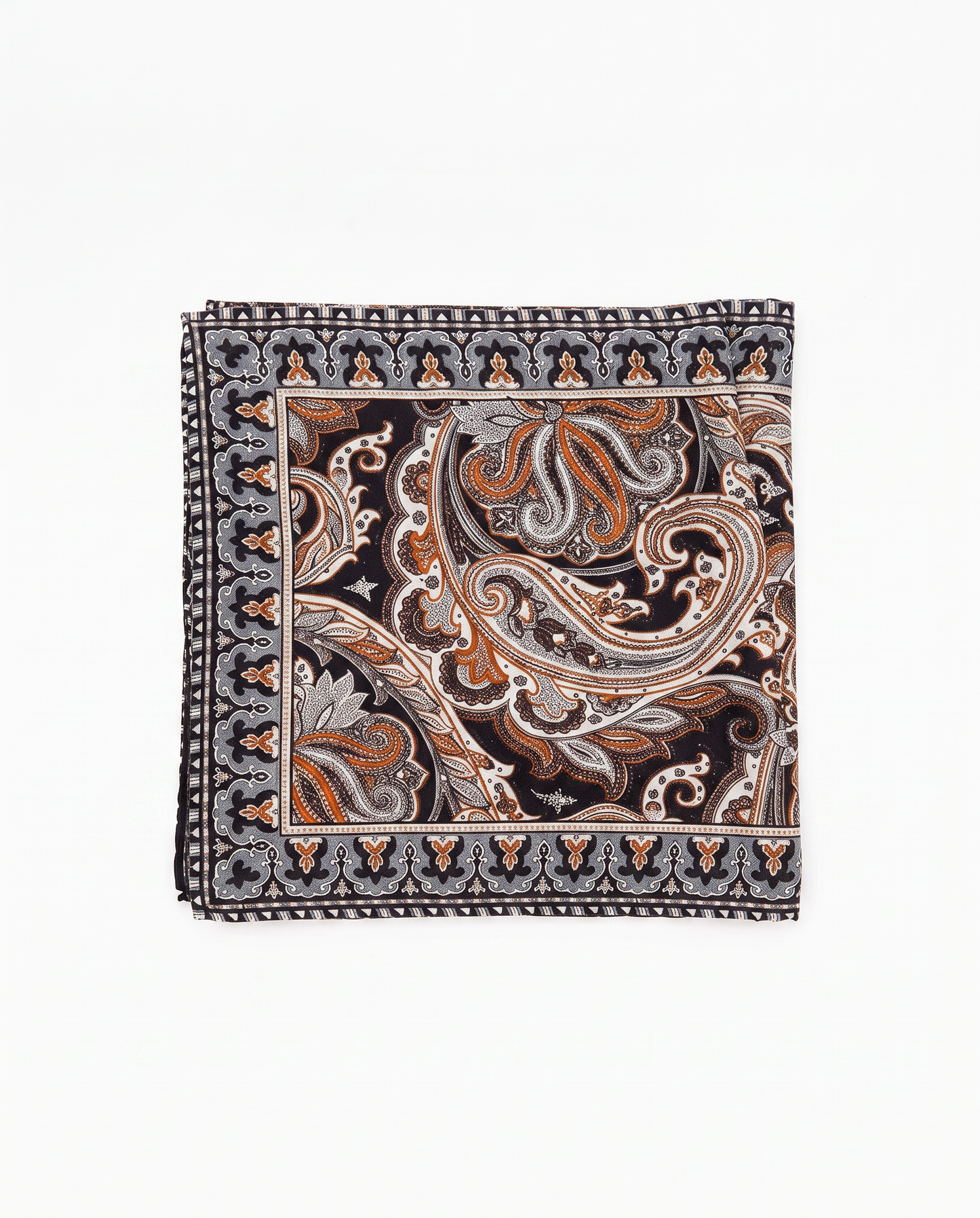 Elegant patterned scarves - Black