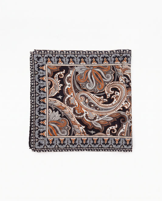 Foulard in varie fantasie eleganti - Nero