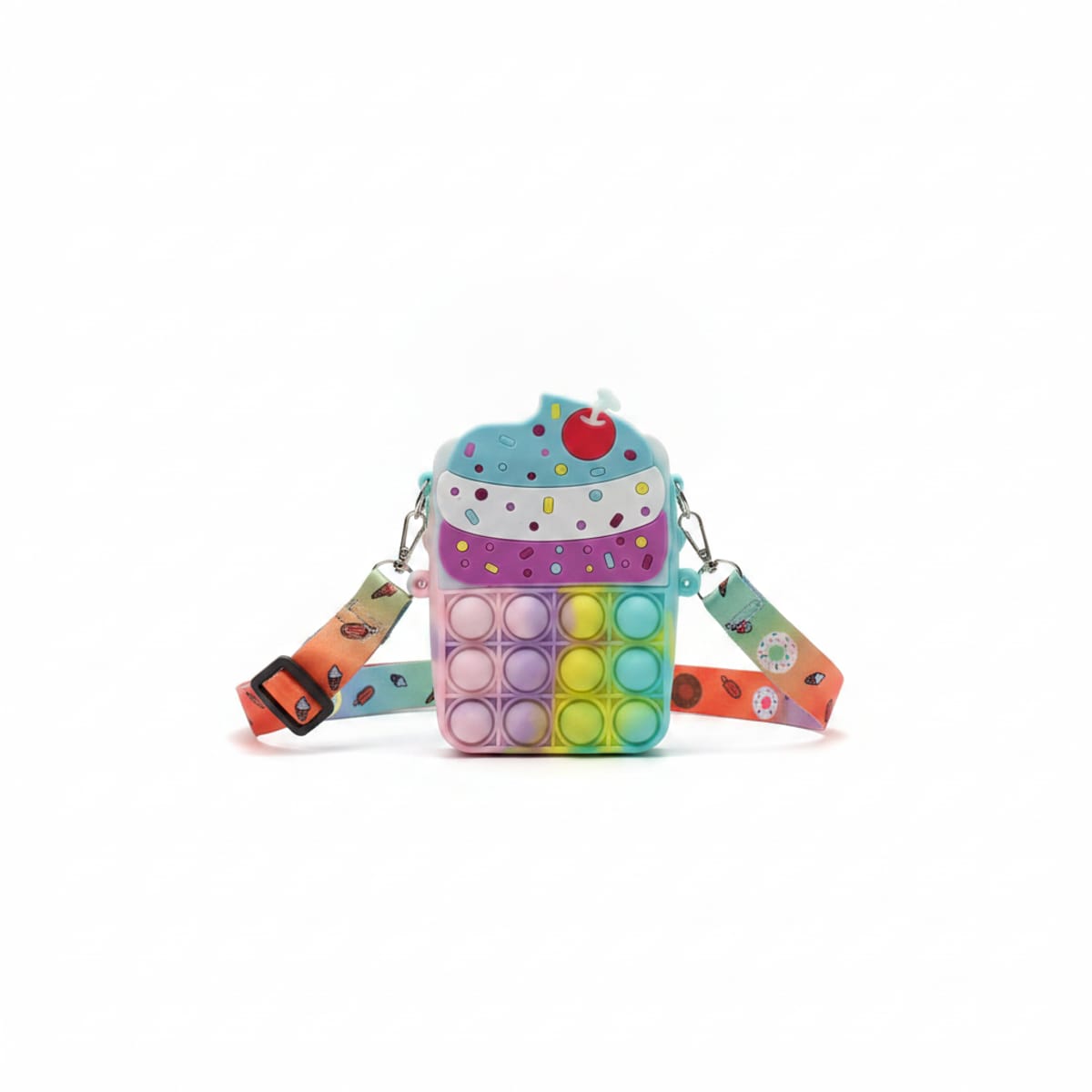 Pop it tracolla bambina - Multicolore