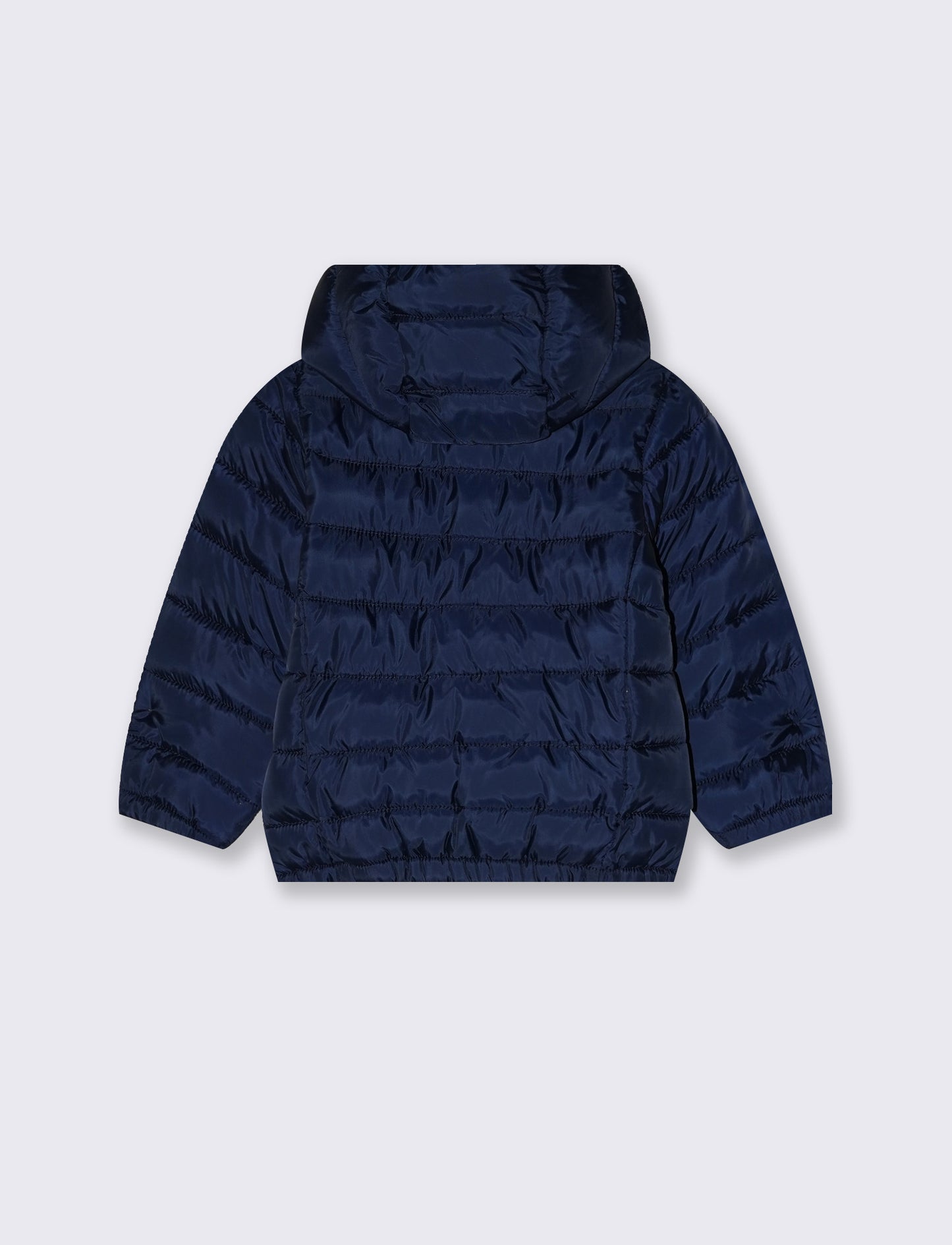 Giubbotto imbottito con cappuccio autunnale - Blu