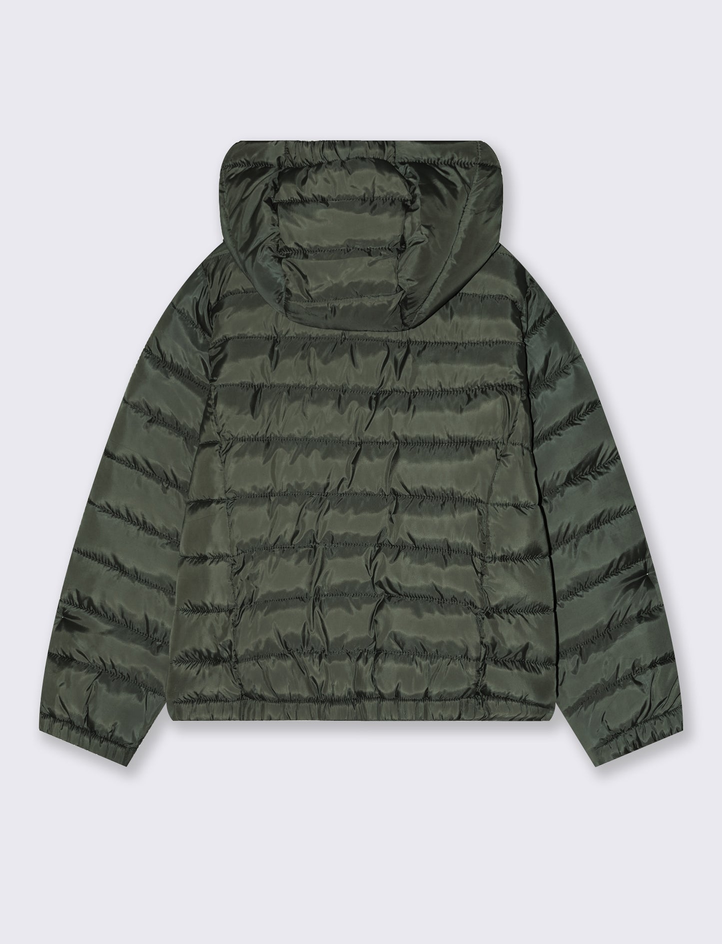 Giubbotto imbottito con cappuccio - Verde militare