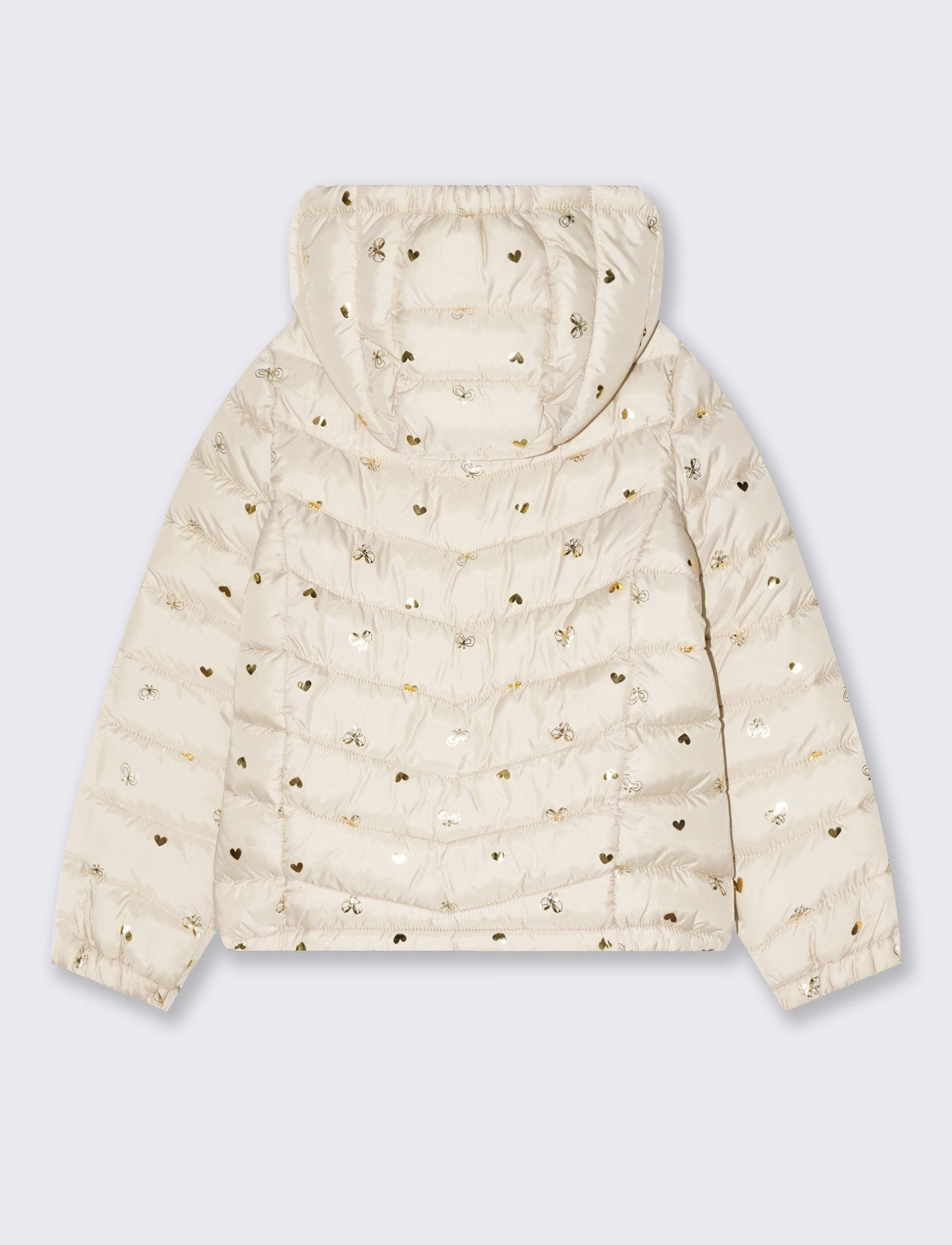 Padded jacket with hood and pockets - Multicolor