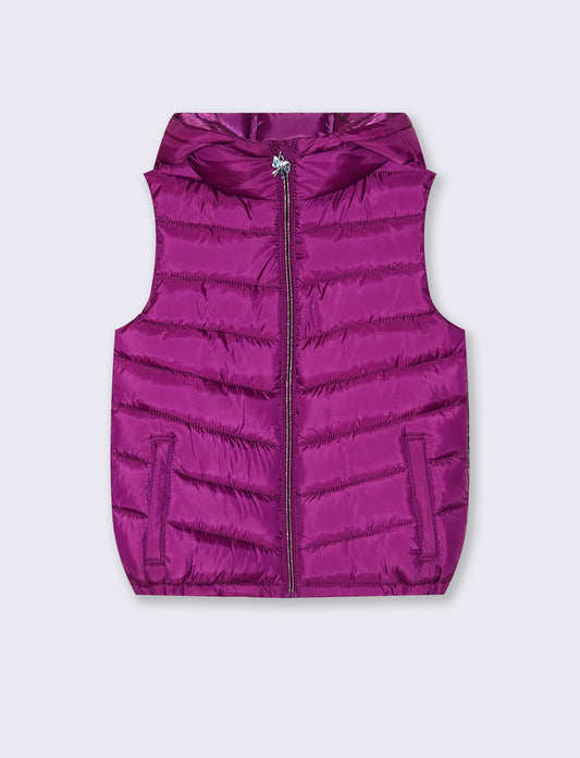 Gilet imbottito - Fuxia azalea