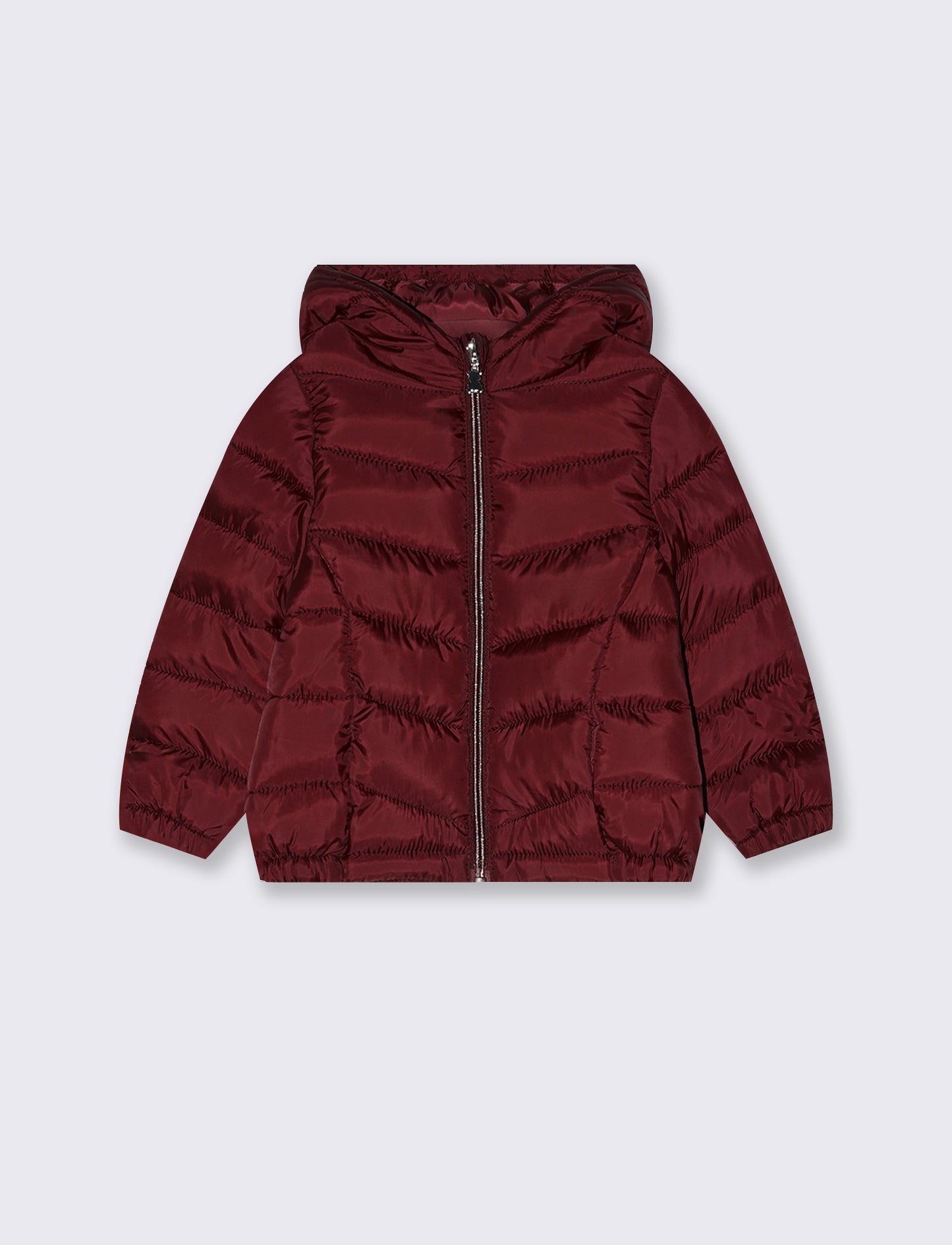 Padded jacket with hood and pockets - Red