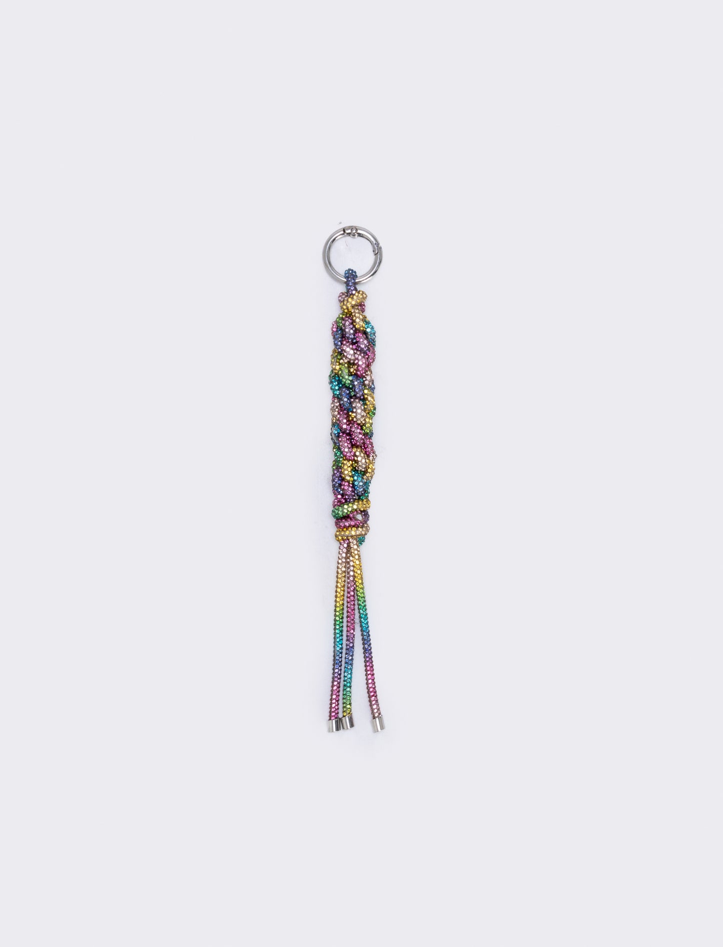 Portachiavi Scooby Tubolare con Strass - Multicolore