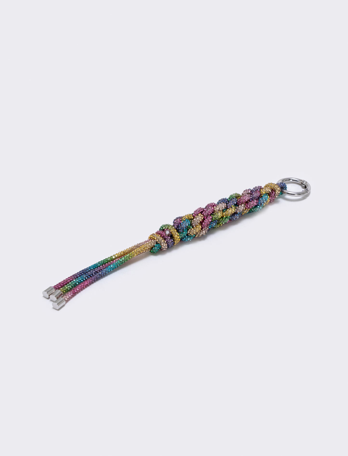 Portachiavi Scooby Tubolare con Strass - Multicolore