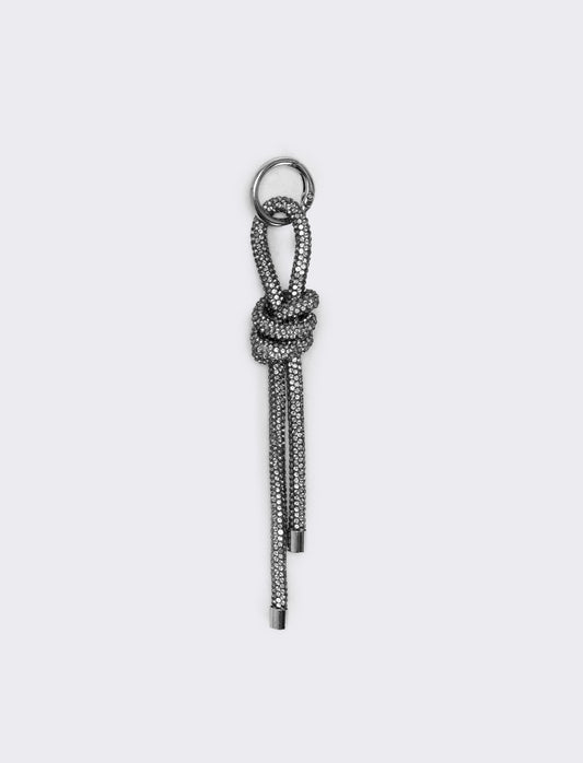 Portachiavi con nodo strass - canna di fucile