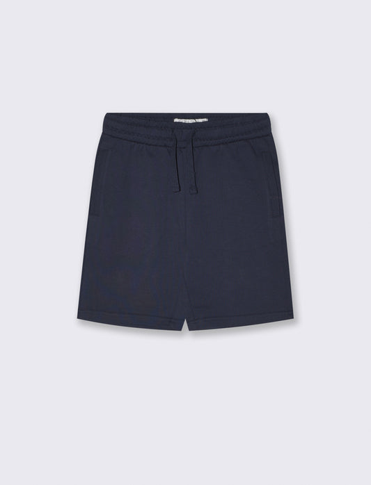 Bermuda in felpa 100% cotone per tutti - Blu