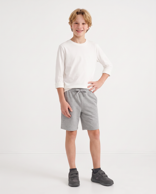 Bermuda 100% cotton sweatshirt for everyone - Grey