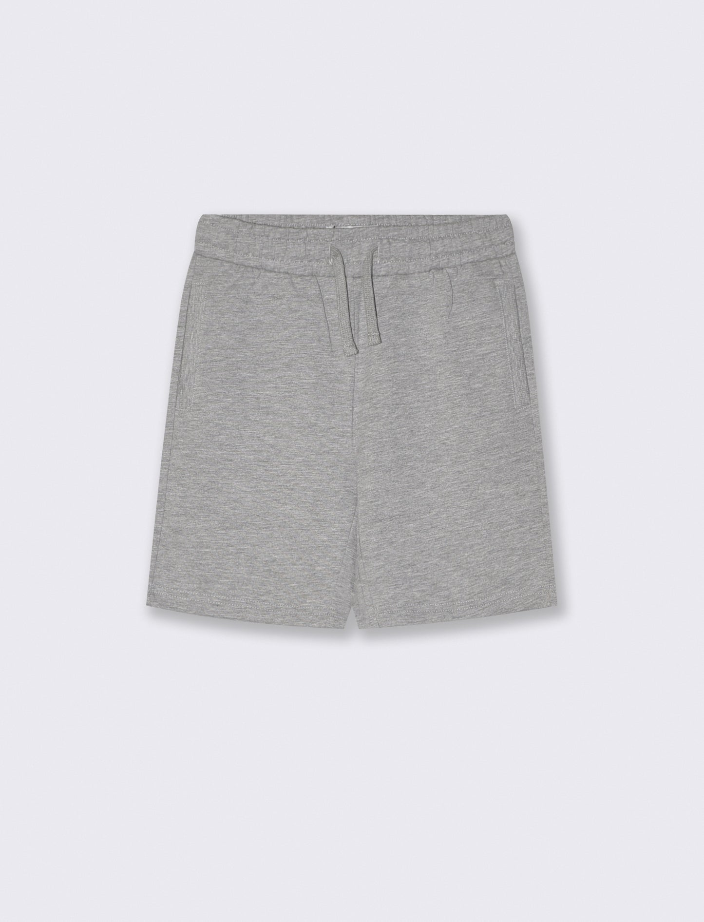 Bermuda in felpa 100% cotone per tutti - Grigio mel.