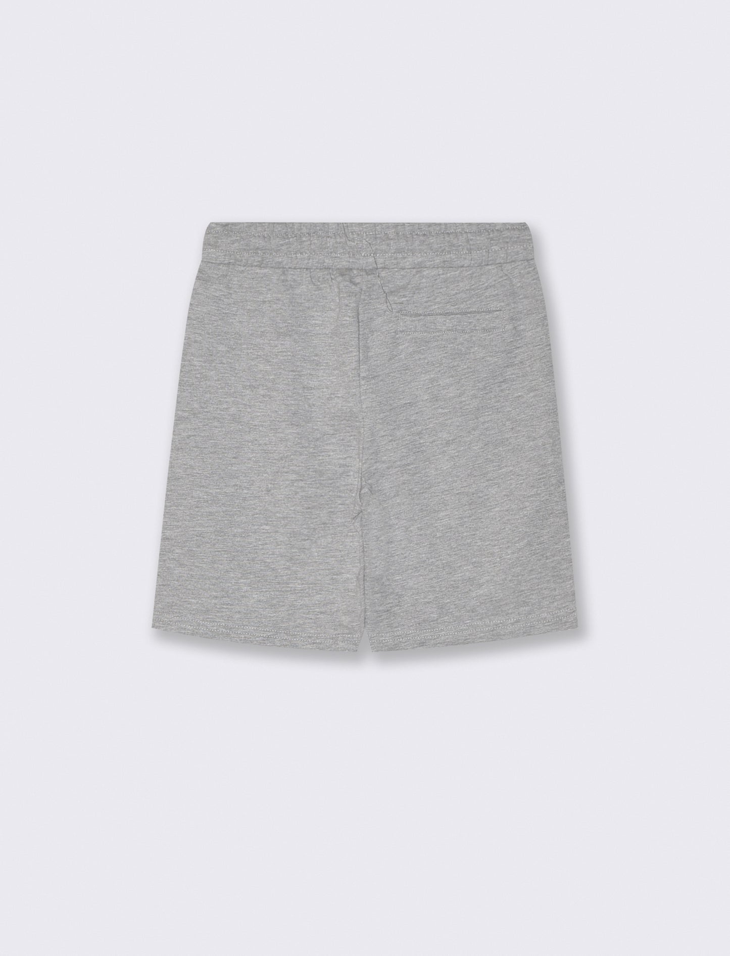 Bermuda in felpa 100% cotone per tutti - Grigio mel.