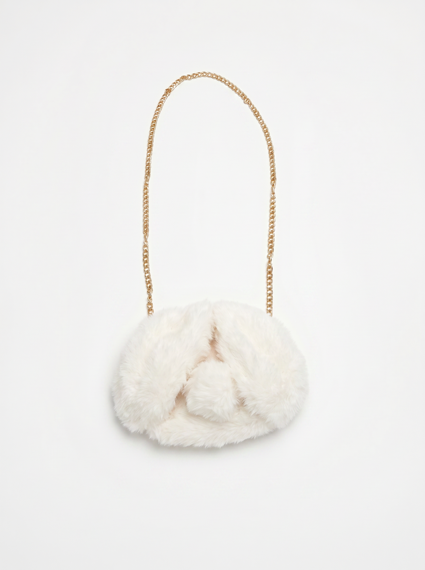 Borsa coniglietto in finta pelliccia - Bianco