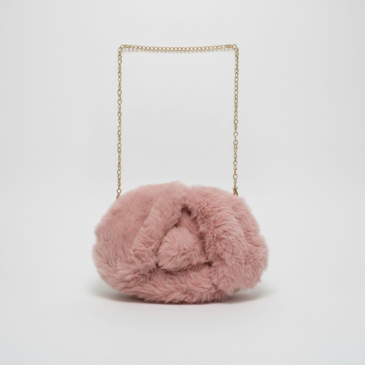 Borsa coniglietto in finta pelliccia - Rosa
