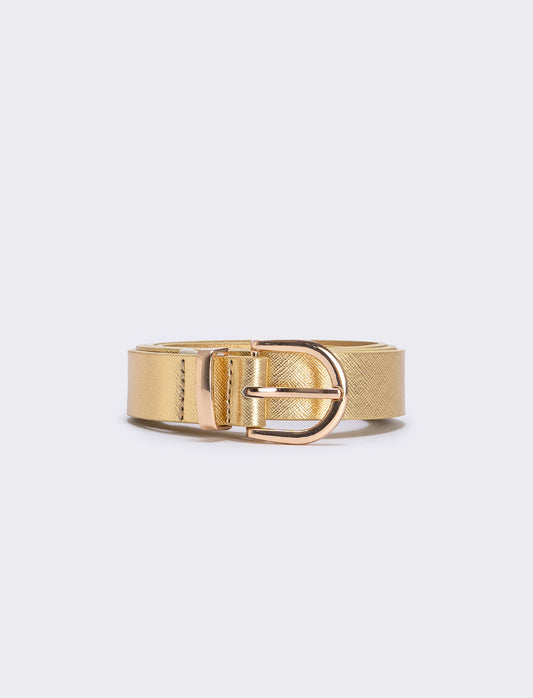 Cintura basic 2,5 cm - Oro