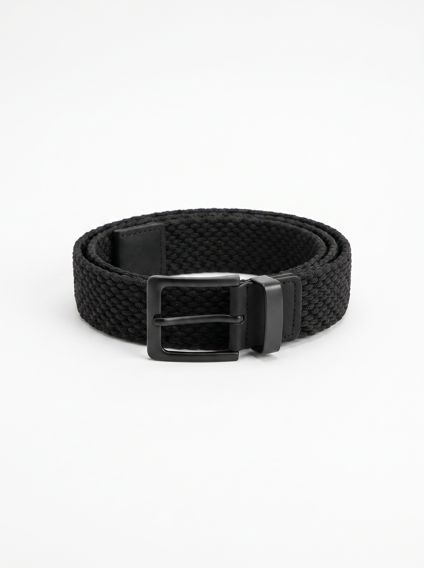 Men's elastic belt 3.5 cm - Black