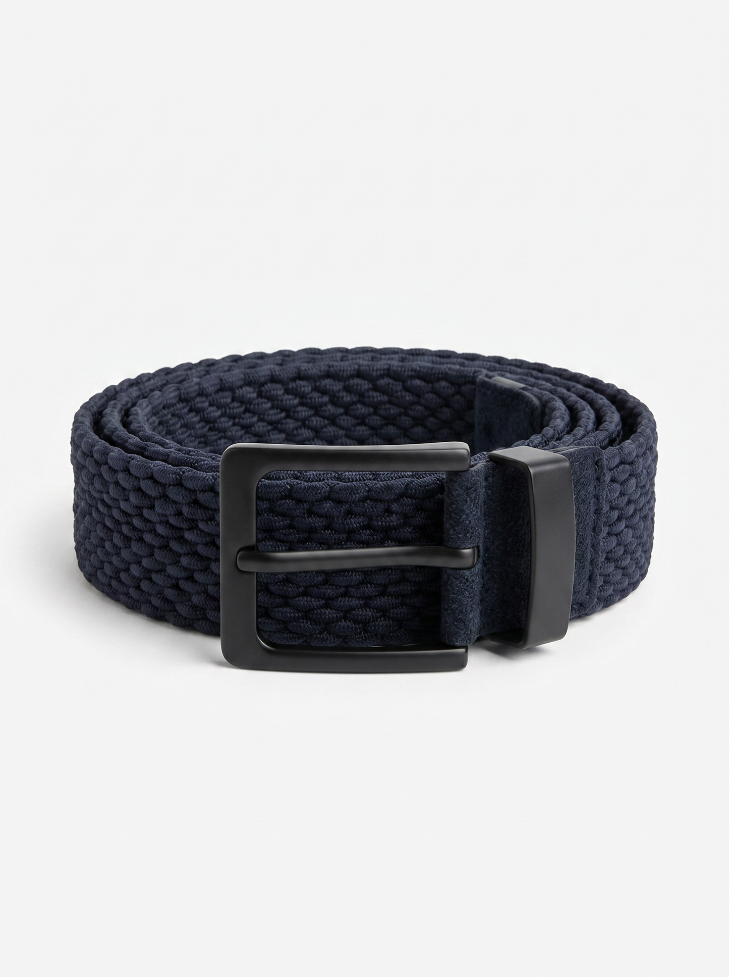 Men's elastic belt 3.5 cm - Blue