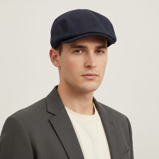 Coppola in suede per uomo elegante - Blu