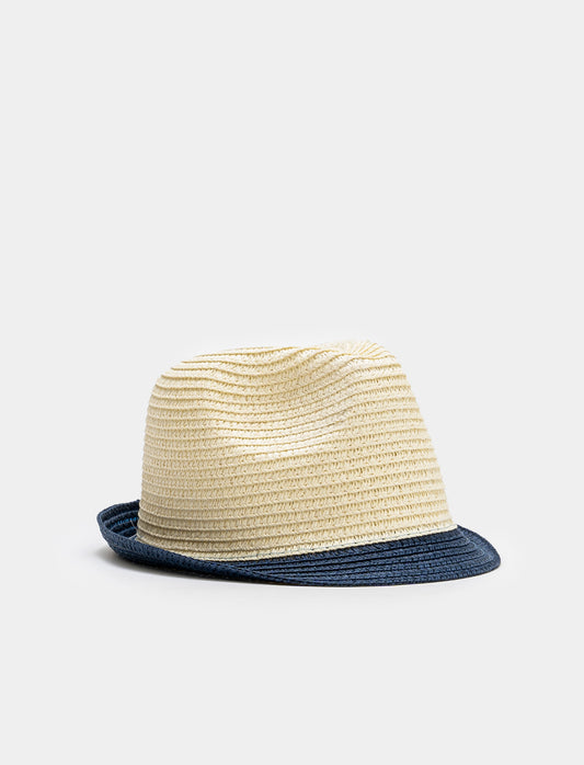 Cappello bambino bicolor - Blu