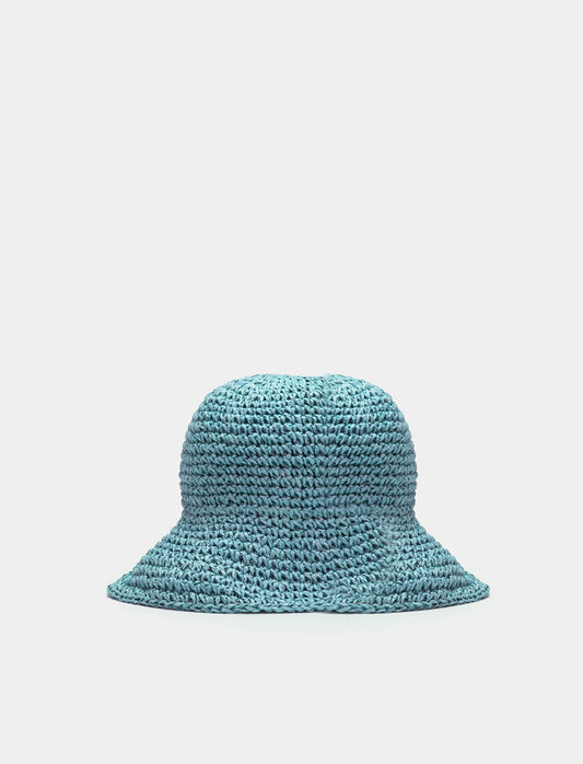 Girl's Uni Bucket Hat - Stylish Sun Protection - Sky blue