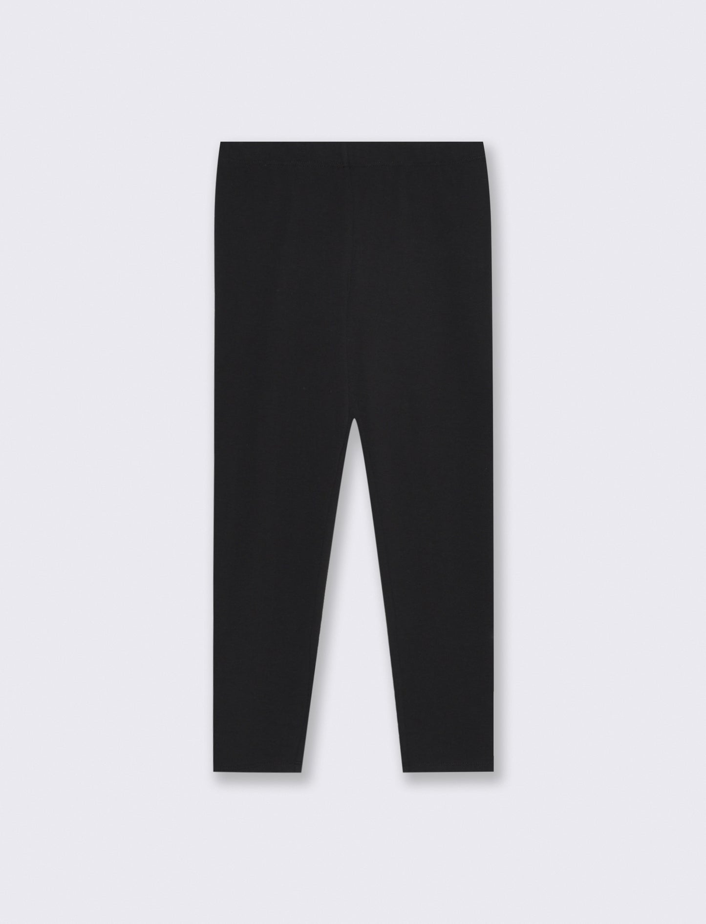 Leggings basico elasticizzato per bambina - Nero