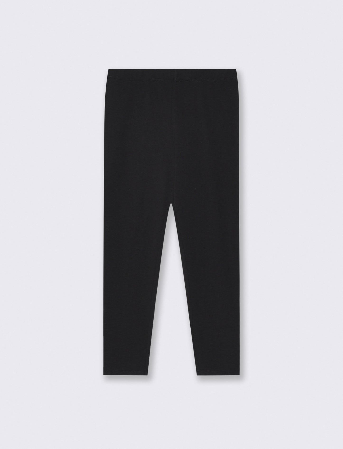Leggings basico elasticizzato per bambina - Nero