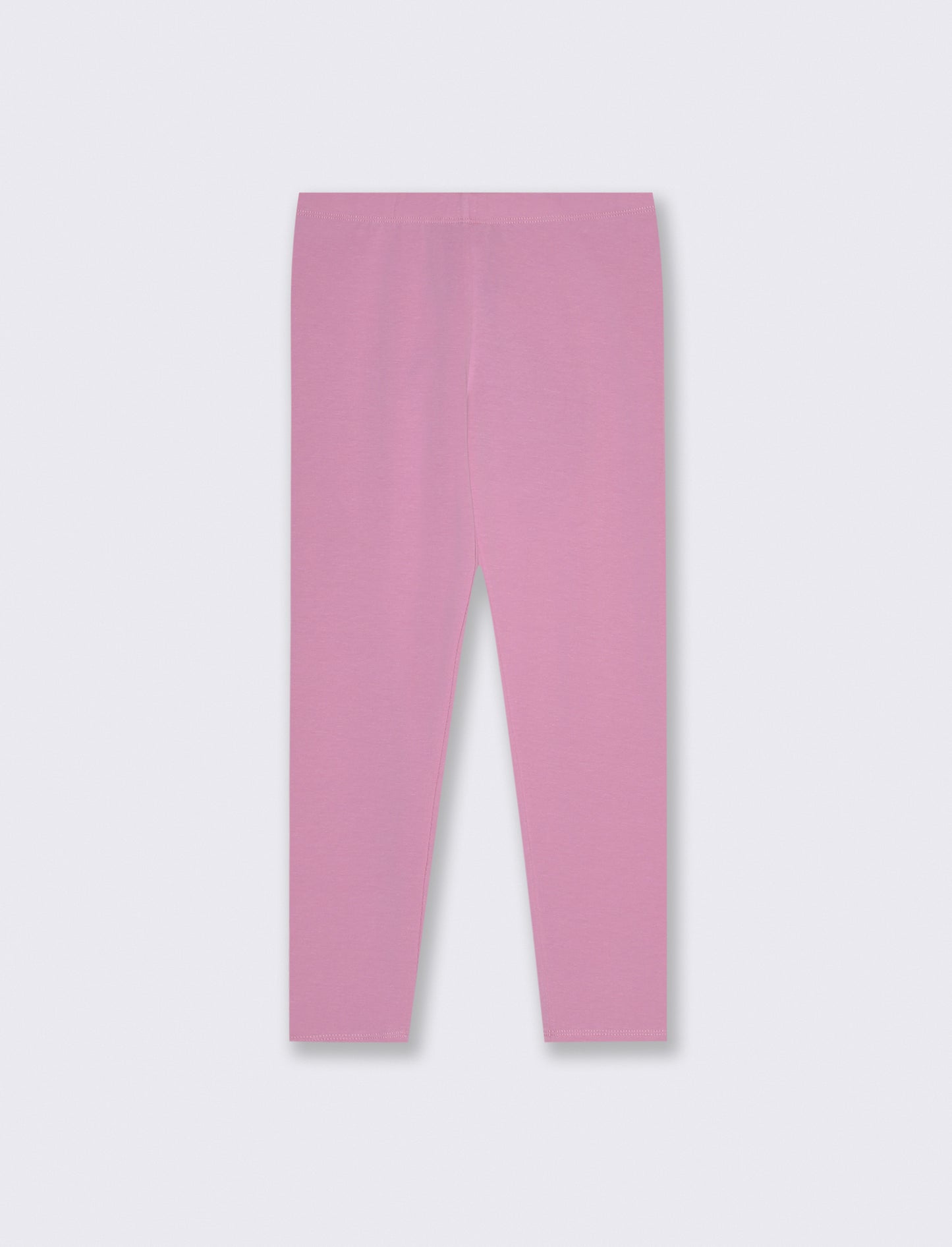 Leggings basico elasticizzato per bambina - Viola malva