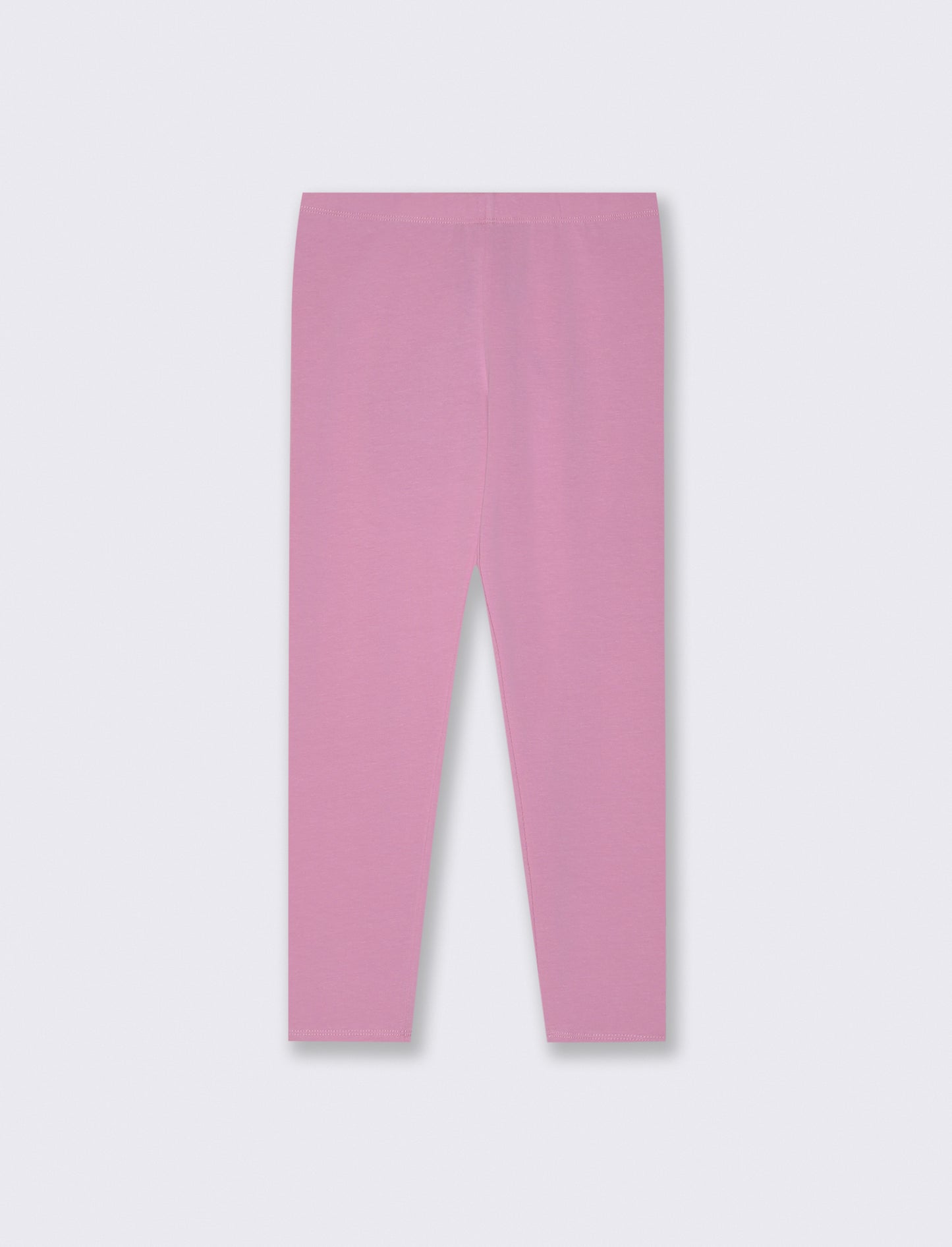 Leggings basico elasticizzato per bambina - Viola malva