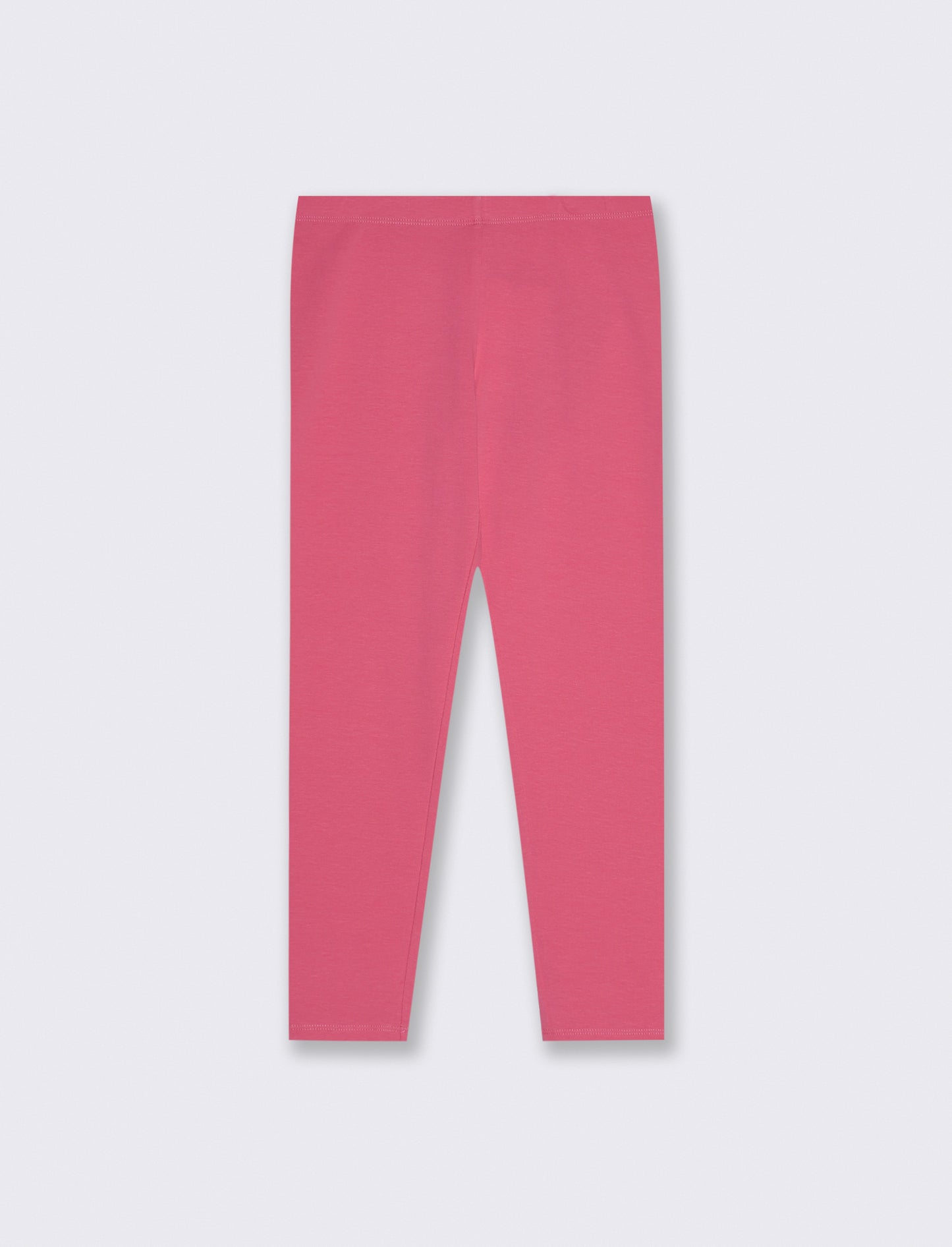 Leggings basico elasticizzato per bambina - Fuxia
