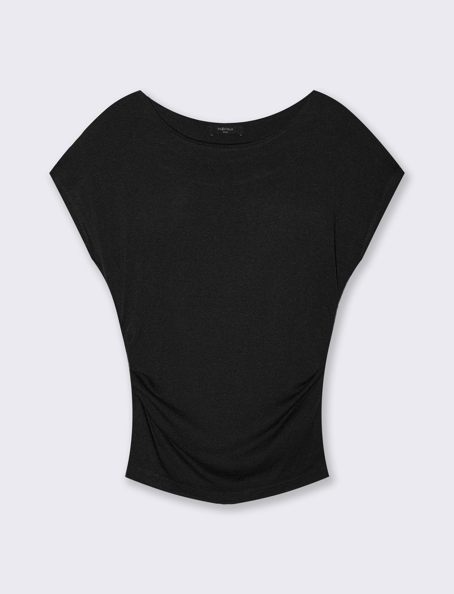 Tshirt over in maglia - Nero