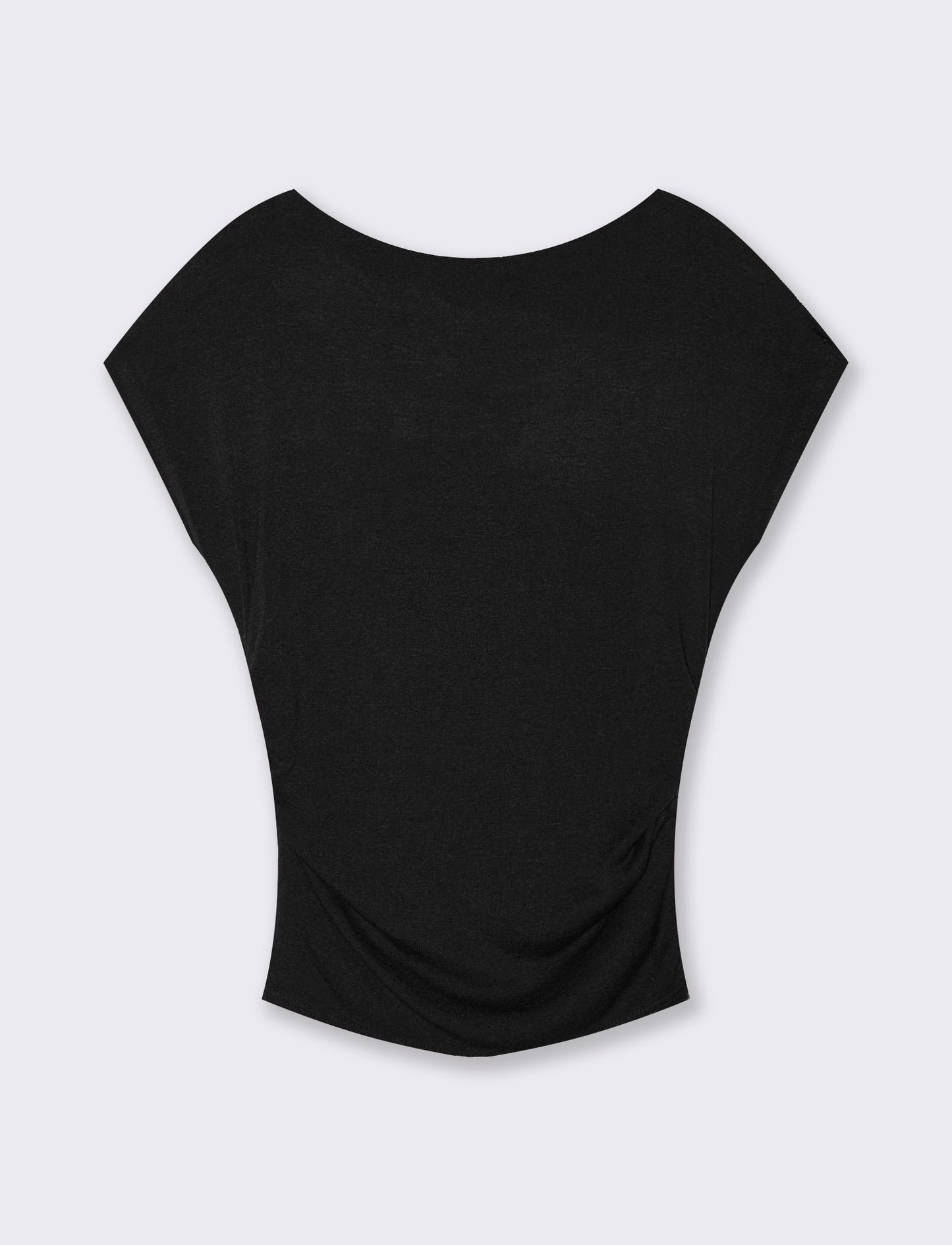 Tshirt over in maglia - Nero