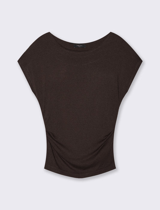 Tshirt over in maglia - Moro