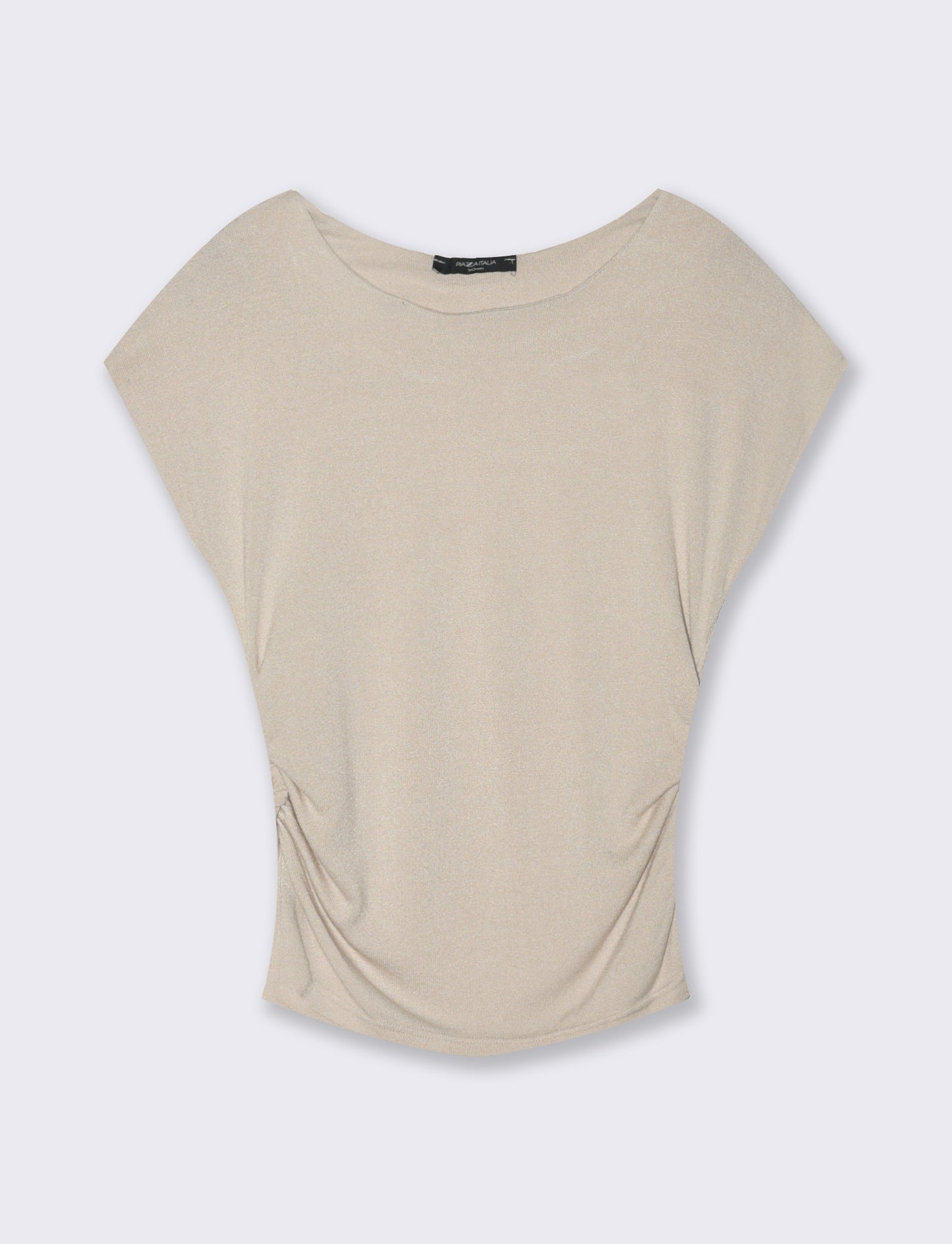 Tshirt over in maglia - Bianco panna