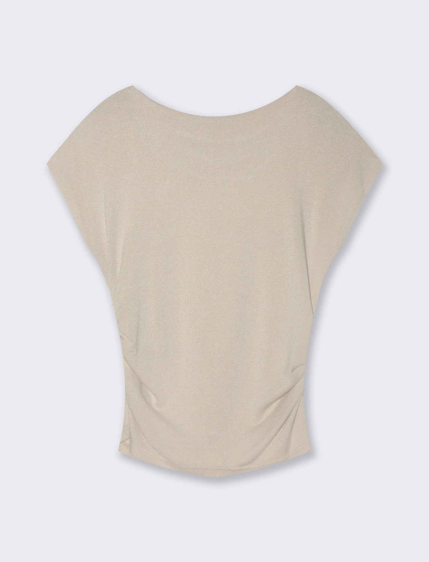 Tshirt over in maglia - Bianco panna
