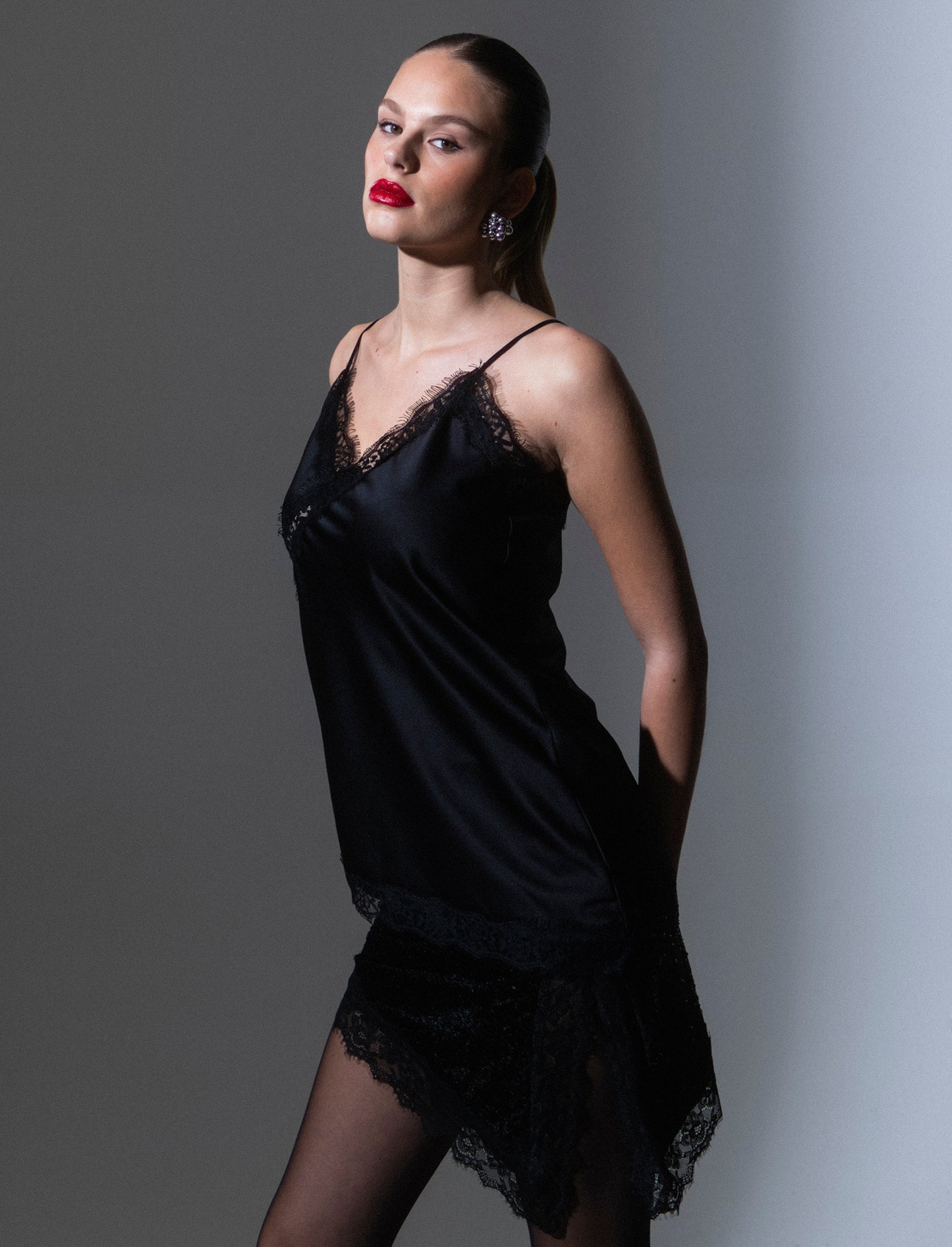 Gonna in paillettes - Nero