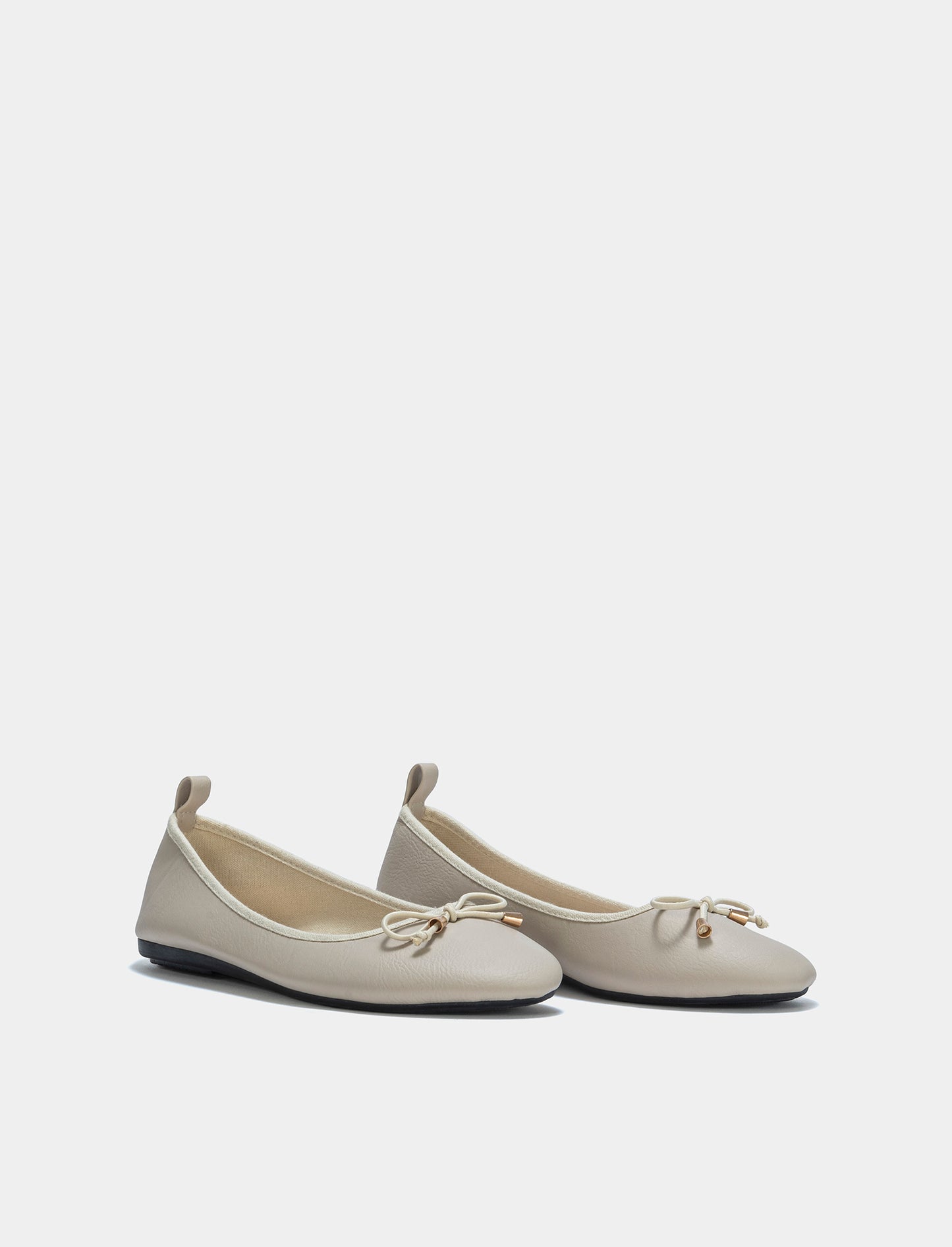 Ballerina con fiocco da donna - Beige