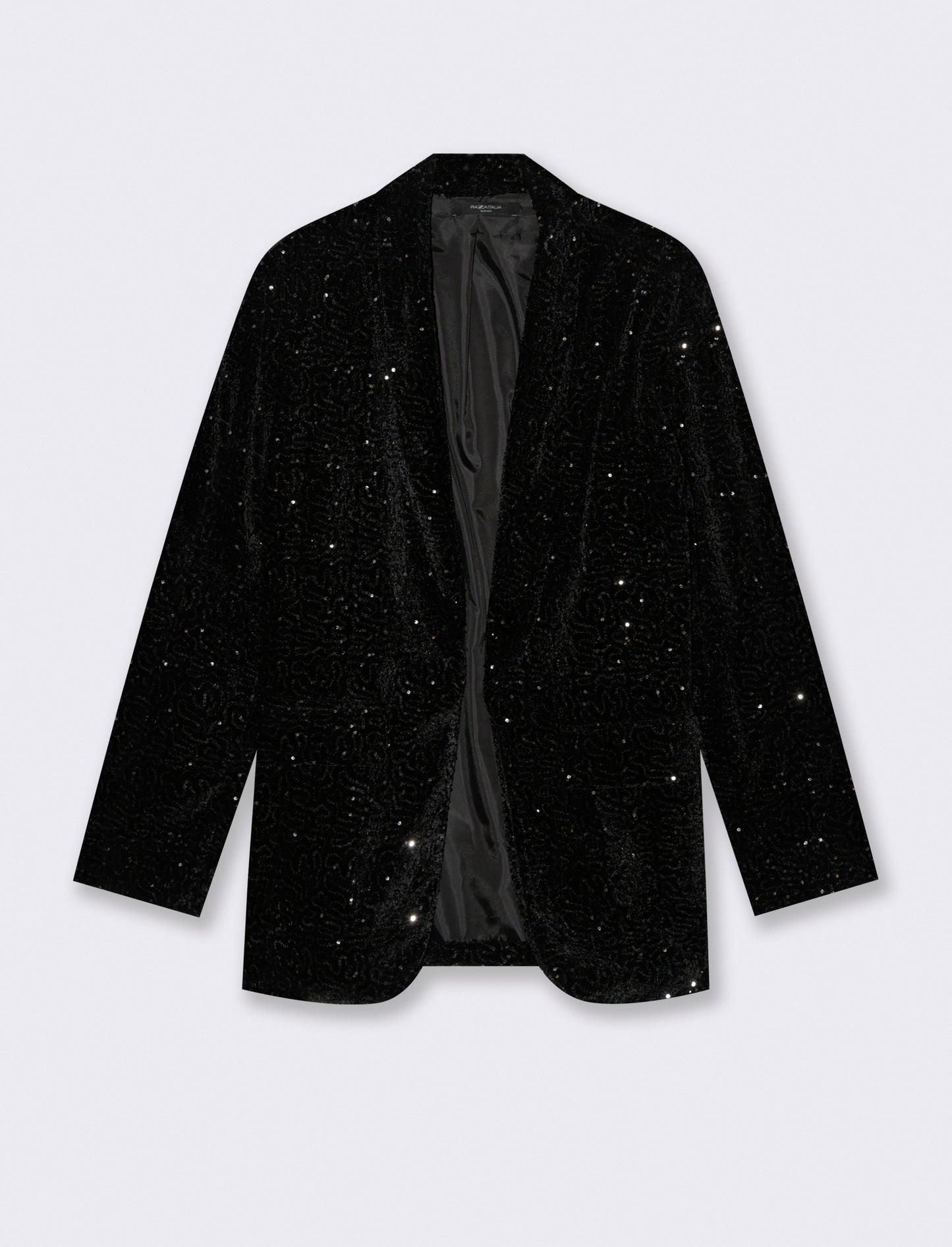 Giacca in paillettes - Nero