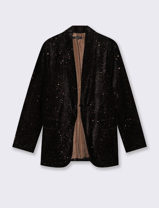 Giacca in paillettes - Moro
