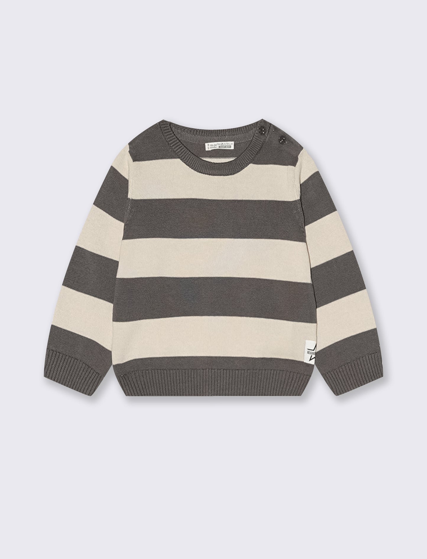 Maglione rigato girocollo basico e trendy - Righe