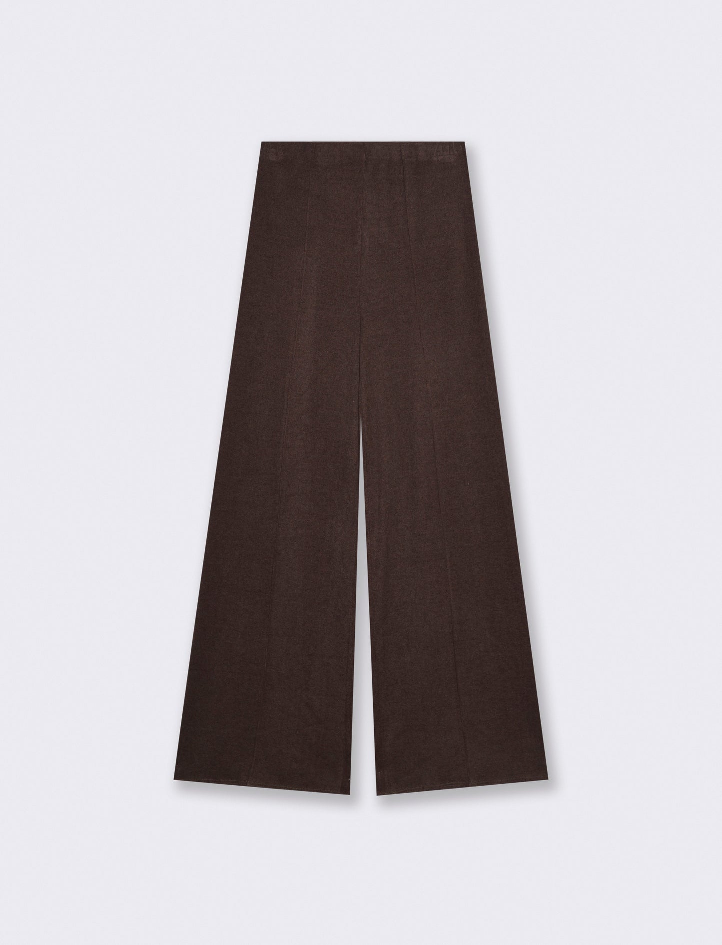 Pantalone palazzo in maglia - Moro