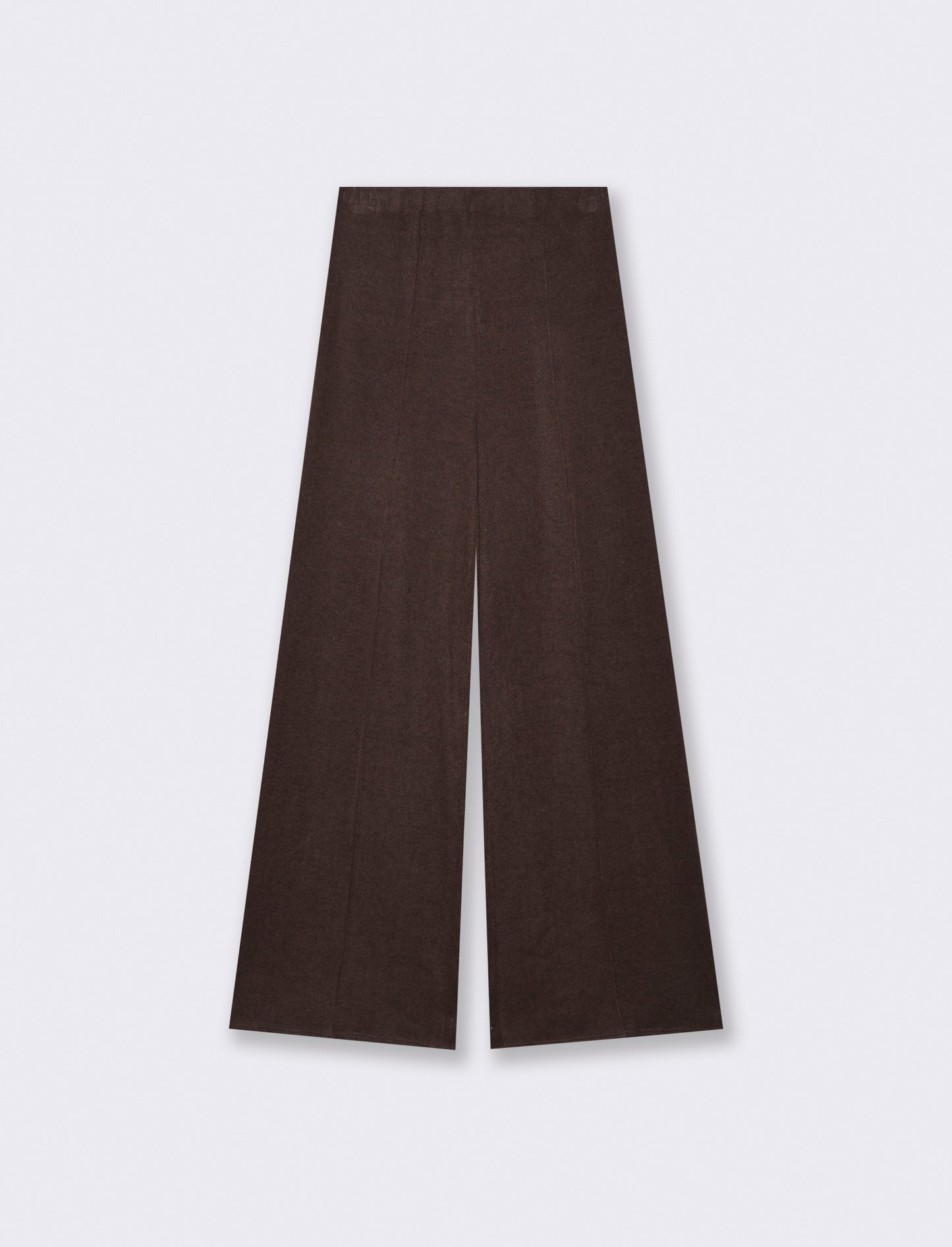 Pantalone palazzo in maglia - Moro