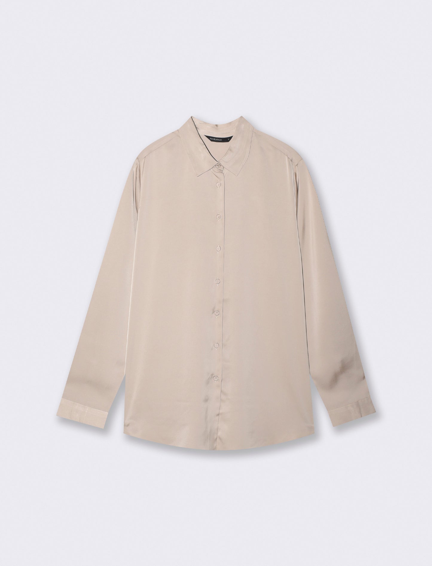 Elegant and versatile long-sleeve shirt - Beige