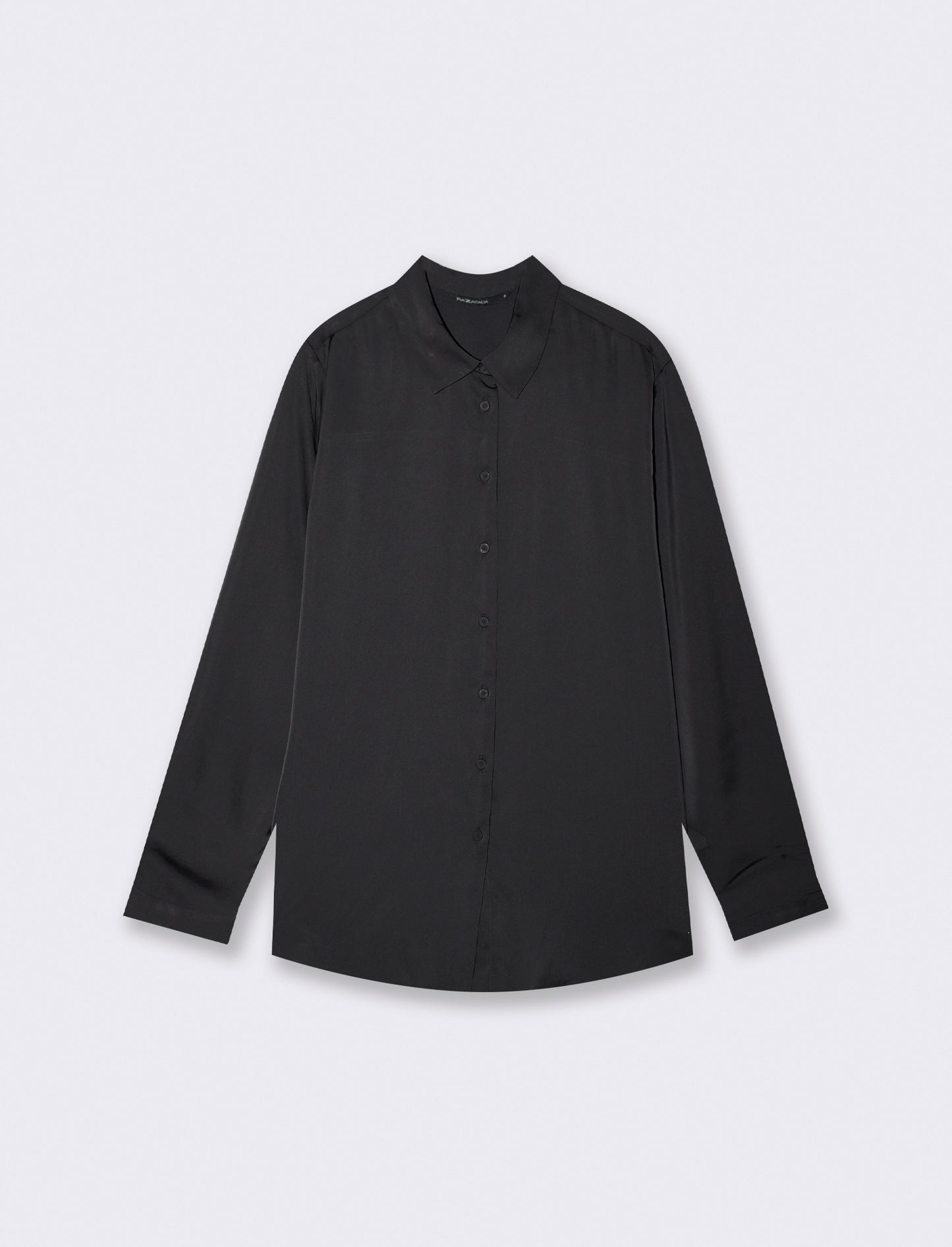 Elegant and versatile long-sleeve shirt - Black