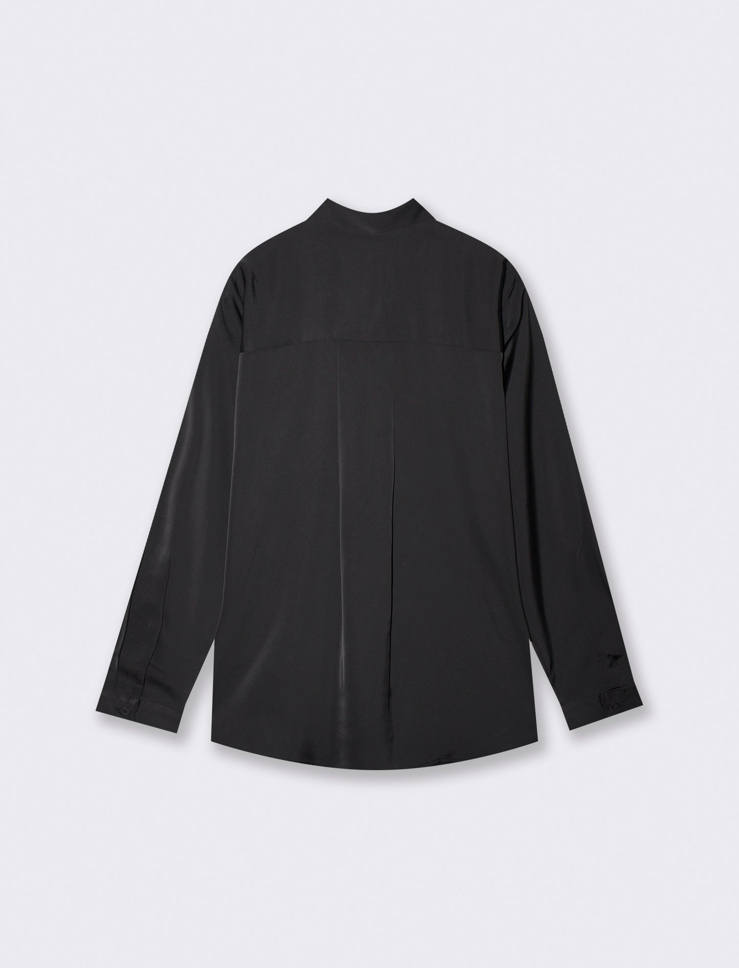 Elegant and versatile long-sleeve shirt - Black