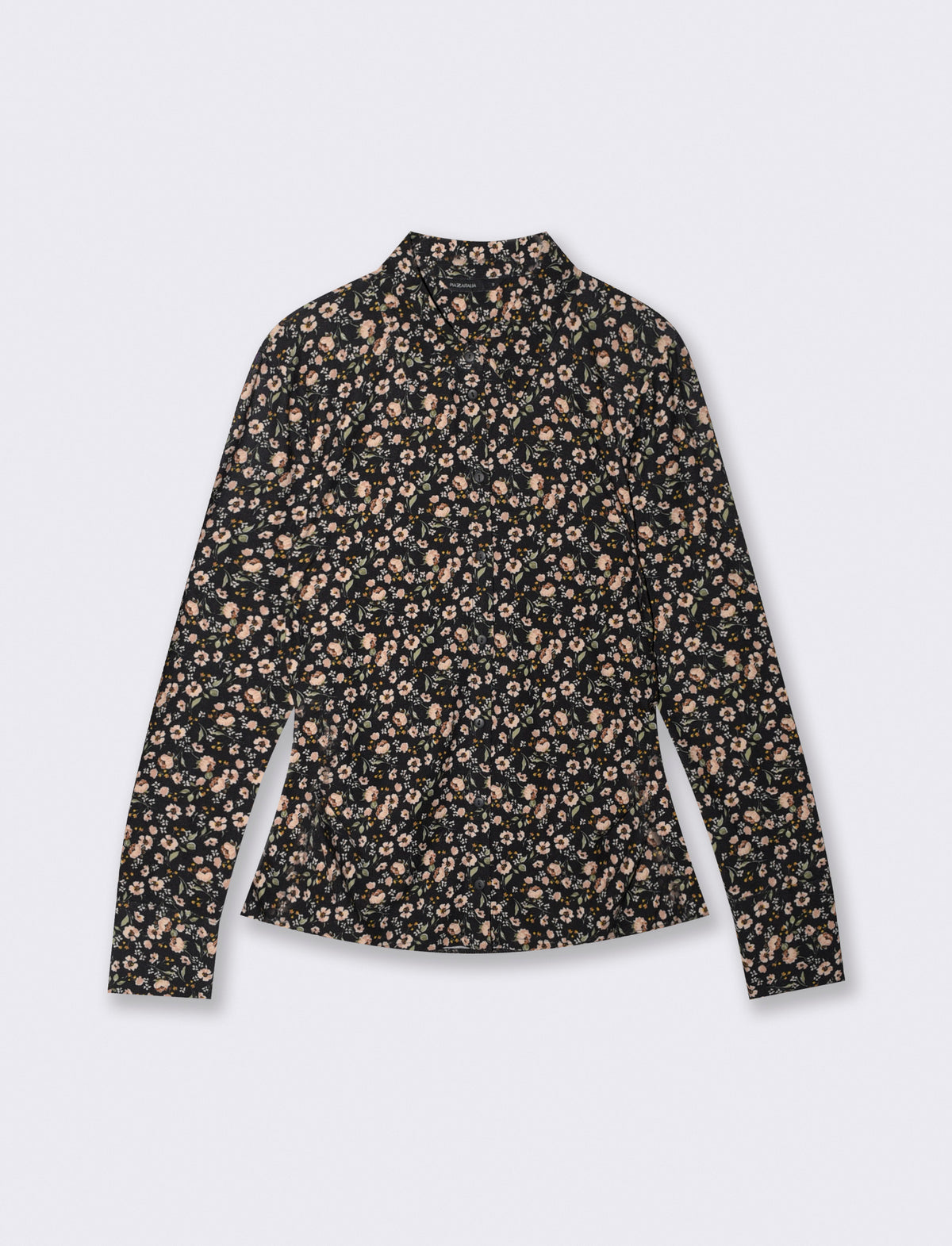 Long Sleeve Shirt with Side Ruching - 
