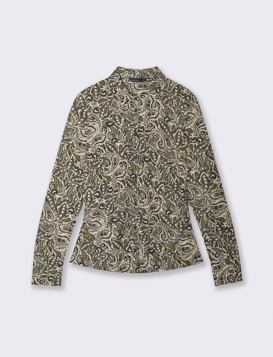 Camicia manica lunga con arriccio laterale - var 2